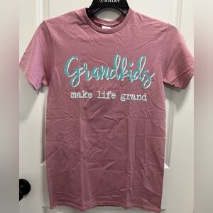 Delta Pink 'Grandkids Make Life Grand' Tee